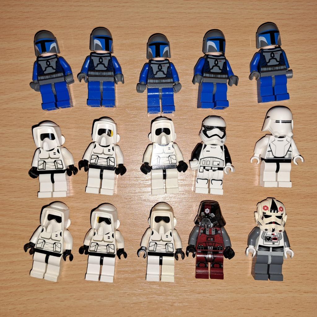 lego star wars scout troopers mandalorian sw0296 sw0005, Kinderen en Baby's, Ophalen of Verzenden, Gebruikt, Losse stenen, Lego
