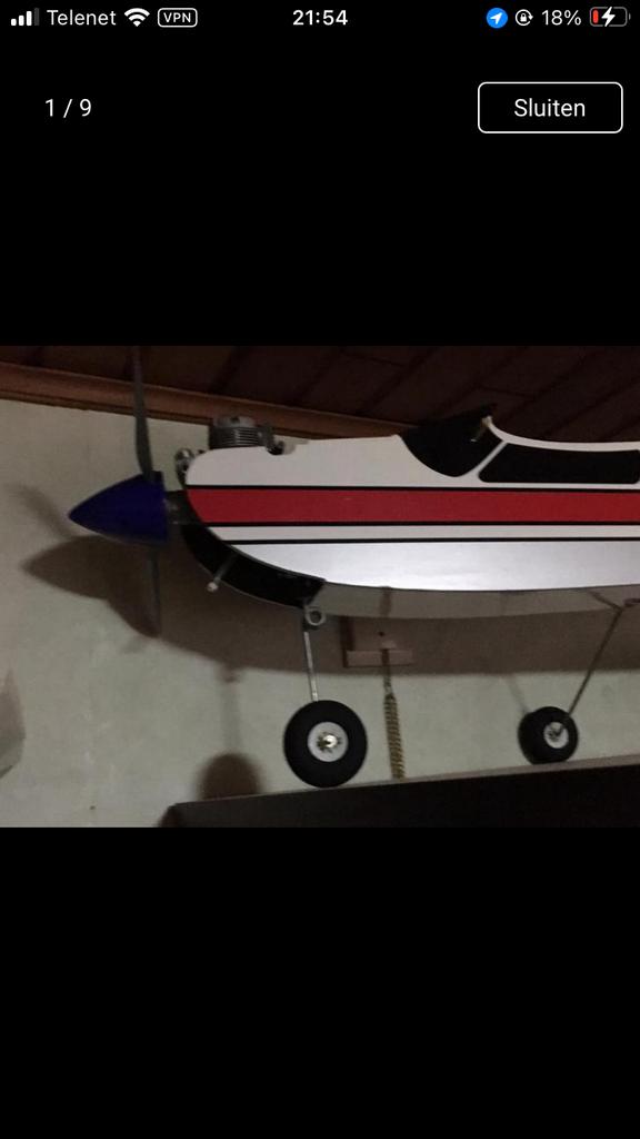 Nieuwe graupner sky Hero 2, Ophalen, Nitro