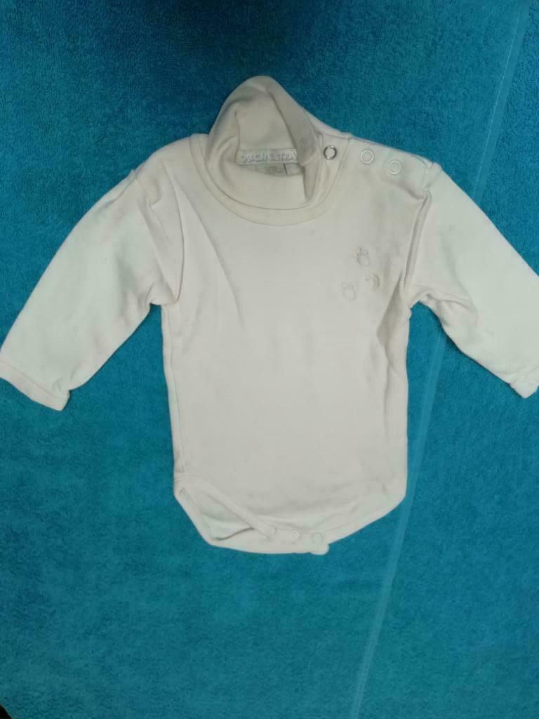 Body beige manches longues avec col Orchestra taille 68, Garçon ou Fille, Enlèvement ou Envoi, Comme neuf, Vêtements de nuit ou Sous-vêtements