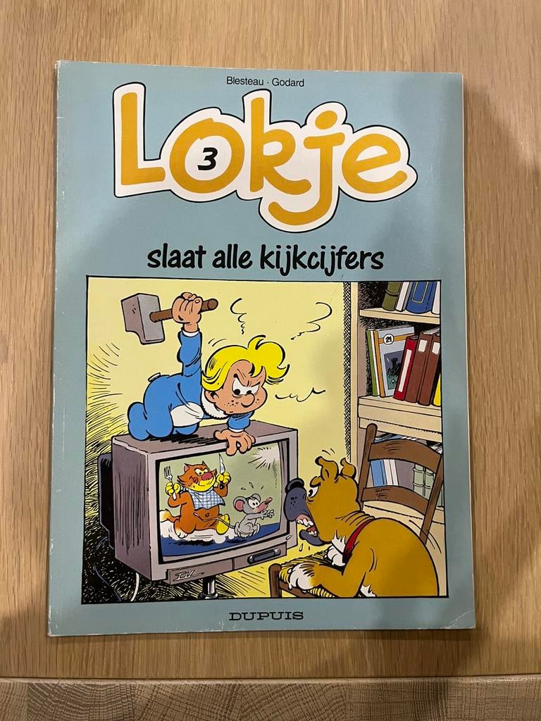 Lokje - 3 - slaat alle kijkcijfers, Boeken, Eén stripboek, Ophalen of Verzenden