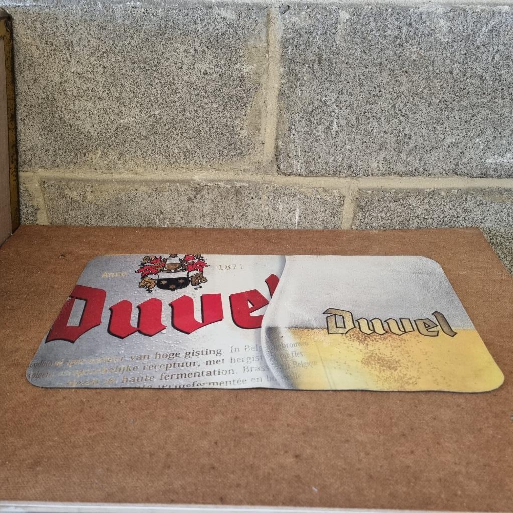 Tapis de bar Duvel (modèle 2), Verzamelen, Ophalen of Verzenden, Gebruikt, Overige typen, Duvel