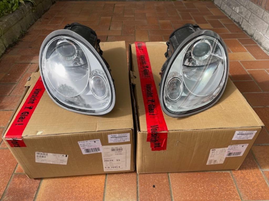 98763115802 nieuwe porsche xenon koplampen 987 cayman/boxste, Ophalen, Nieuw, Porsche