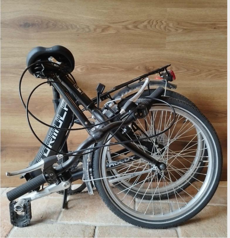 Formula vouwfiets, Ophalen, Zo goed als nieuw