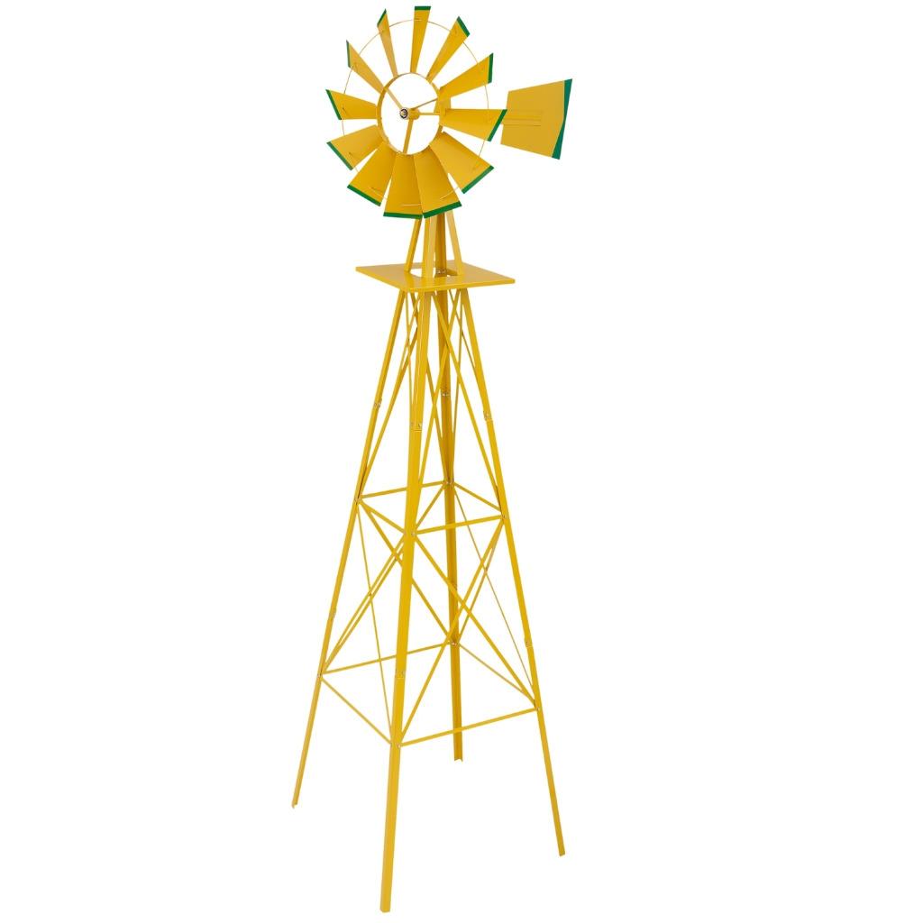 Uniek Grote USA-Design Windmolen Kogelgelagerd! 2.50m Geel, Enlèvement ou Envoi, Neuf