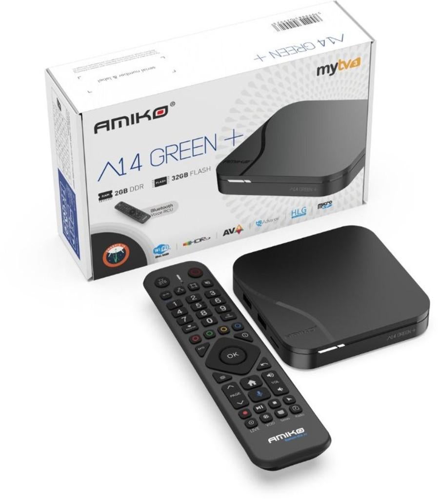 AMIKO A14 Groen+, Audio, Tv en Foto, Mediaspelers, Nieuw, HDMI, Ophalen of Verzenden