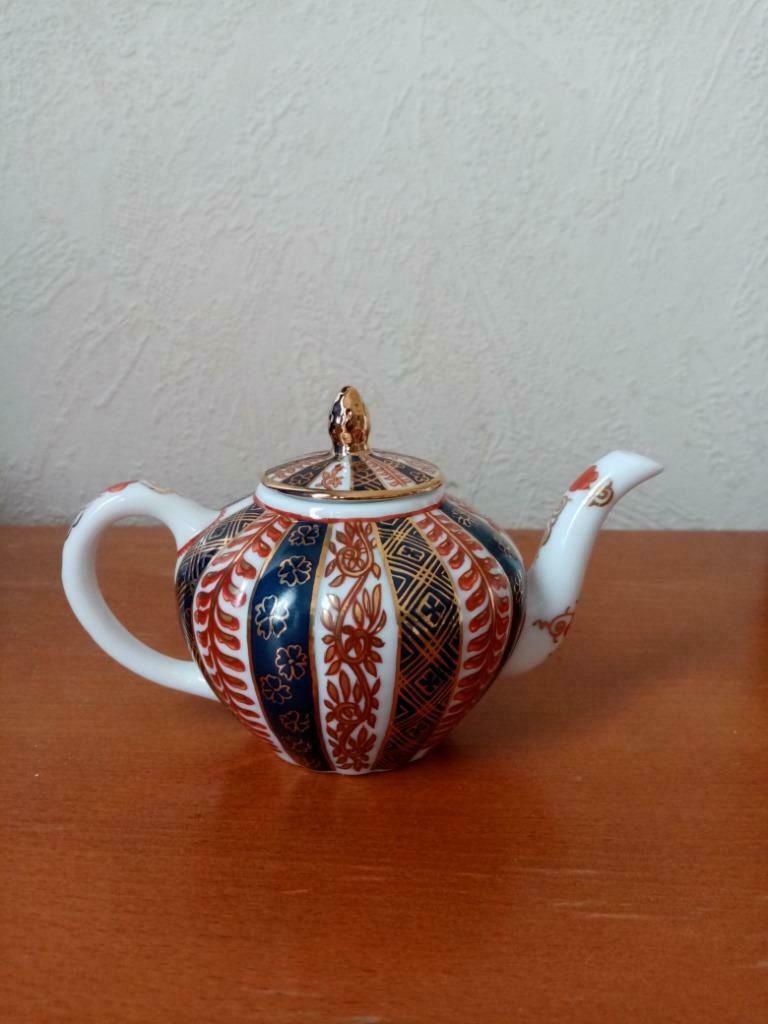 Mini Théière en porcelain Anglaise japonisant 80s, Enlèvement ou Envoi