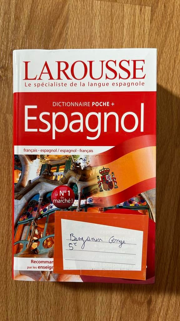 Dictionnaire espagnol Larousse poche plus, Comme neuf, Espagnol