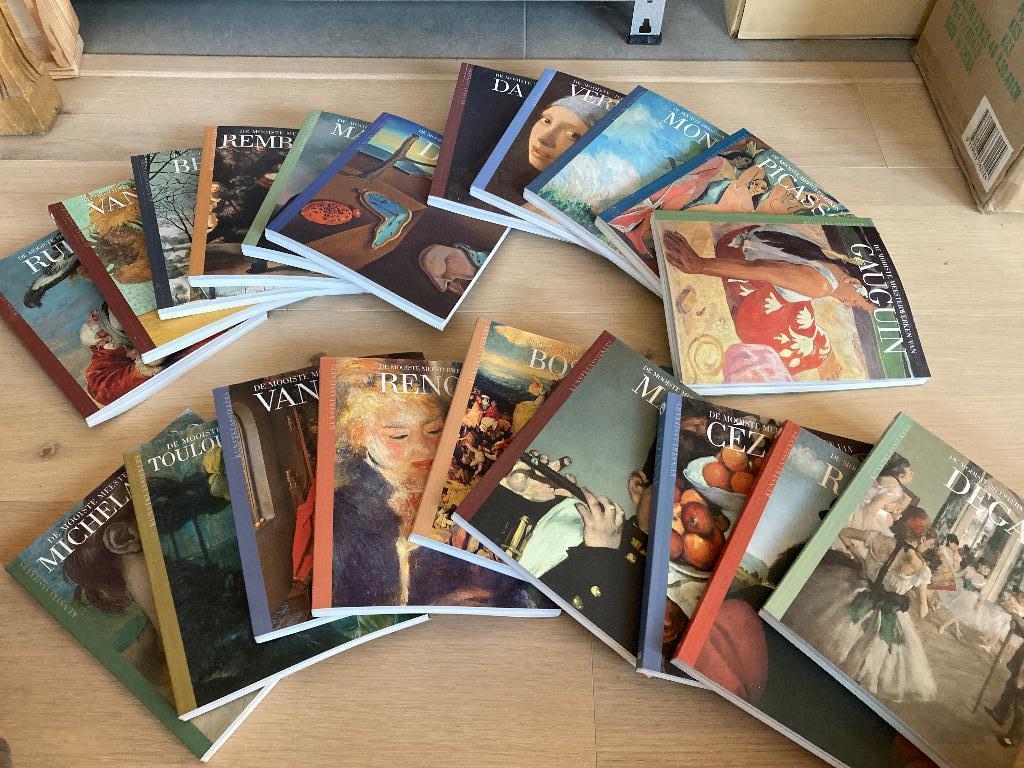 Reeks kunstklassiekers (reeks van 20) (Mol), Boeken, Ophalen, Diverse auteurs, Zo goed als nieuw, Schilder- en Tekenkunst