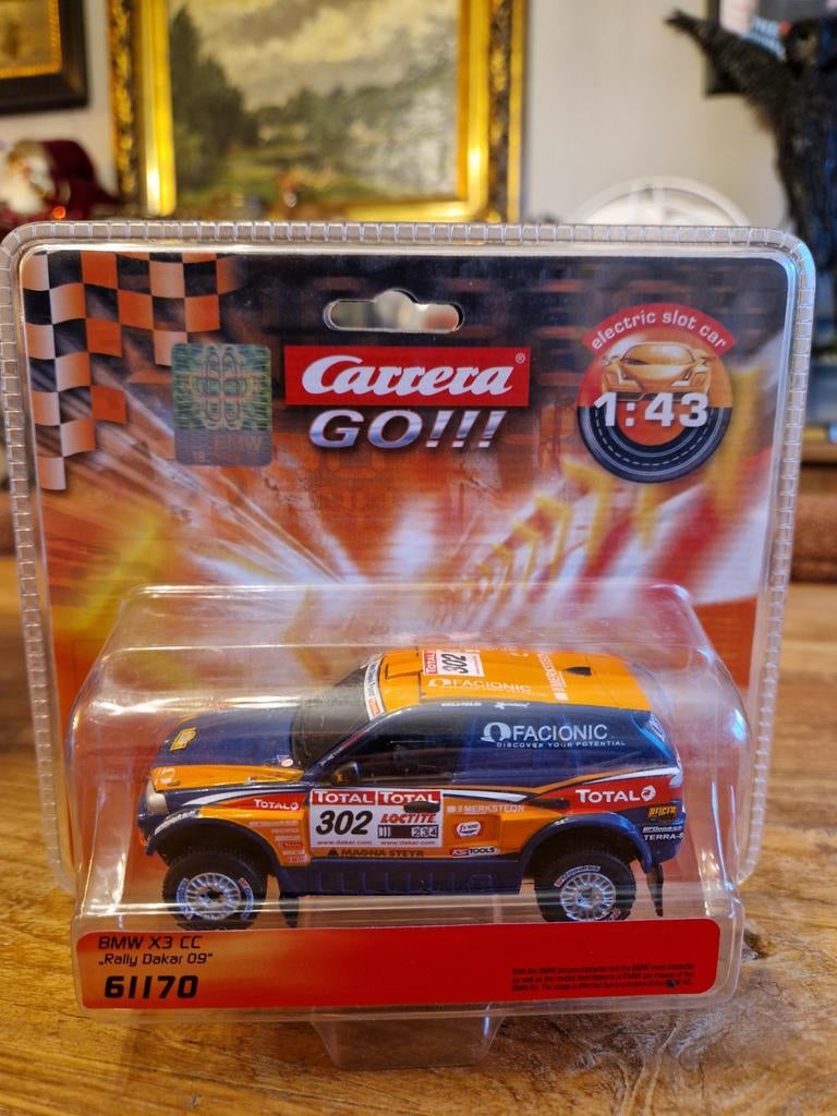 1/43 Carrera go BMW X3 CC Rally Dakar 09 nr 302, Enlèvement ou Envoi