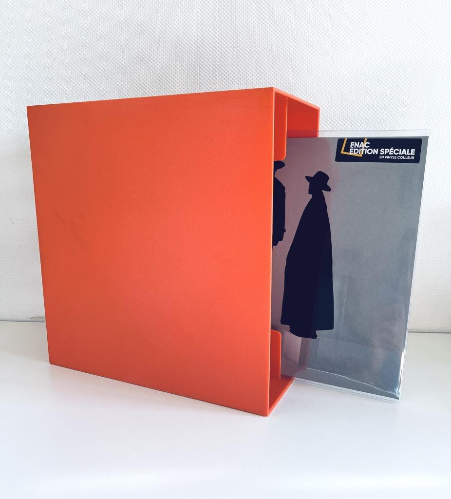 Range-vinyle en plastique orange BOA Inter, Enlèvement ou Envoi, Utilisé, Autres formats