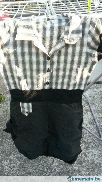 robe double jeu, Enlèvement, Porté, Taille 36 (S), Noir