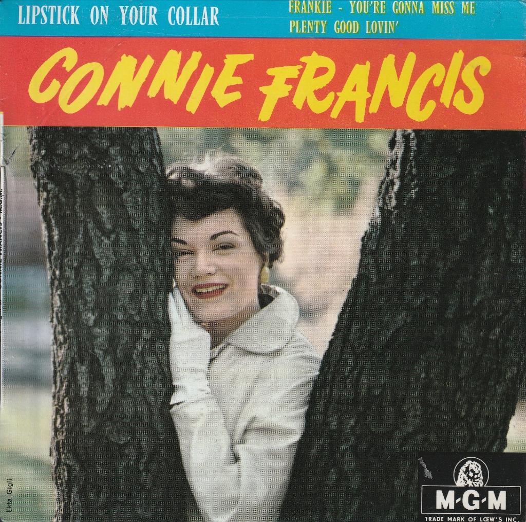 Connie Francis - Lipstick on your collar, Verzenden, Zo goed als nieuw, Pop