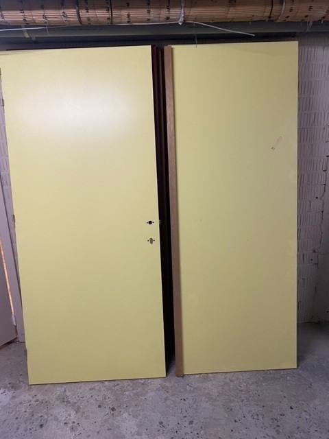 Dubbele deuren, Ophalen, Gebruikt, 80 tot 100 cm, Binnendeur