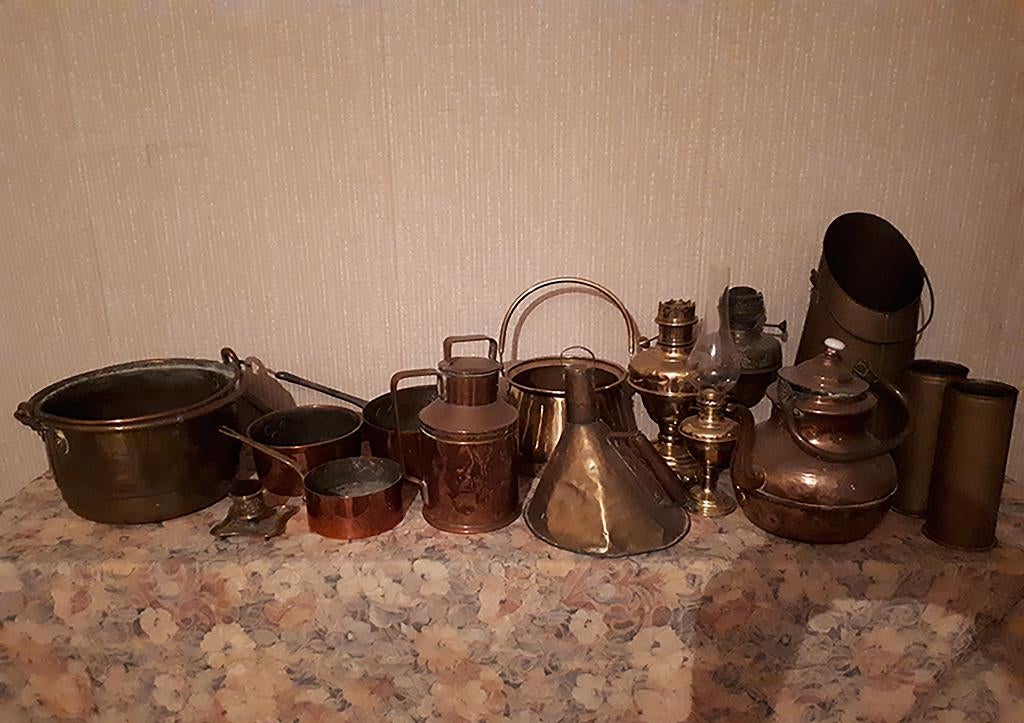 Koperen ketels e.a., Enlèvement, Cuivre