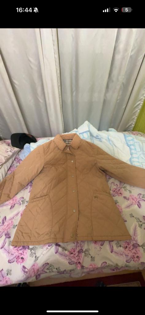 Burberry damesjas, Ophalen of Verzenden, Zo goed als nieuw, Maat 56/58 (XL), Bruin