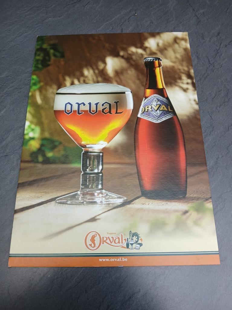 Reclamebordje orval, Verzamelen, Ophalen of Verzenden, Zo goed als nieuw