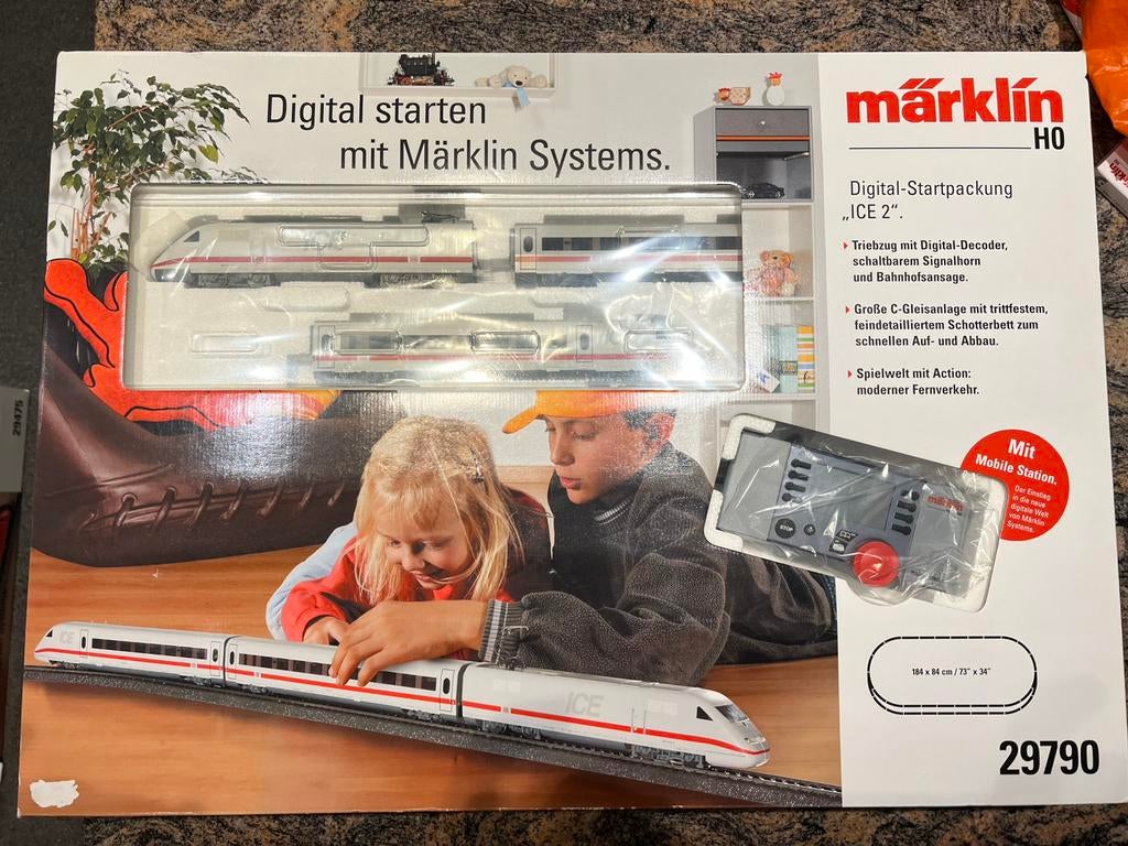 Modeltrein Marklin H0 ‘ICE 2’ digitale starterskit, Ophalen, Zo goed als nieuw, Treinset, Märklin
