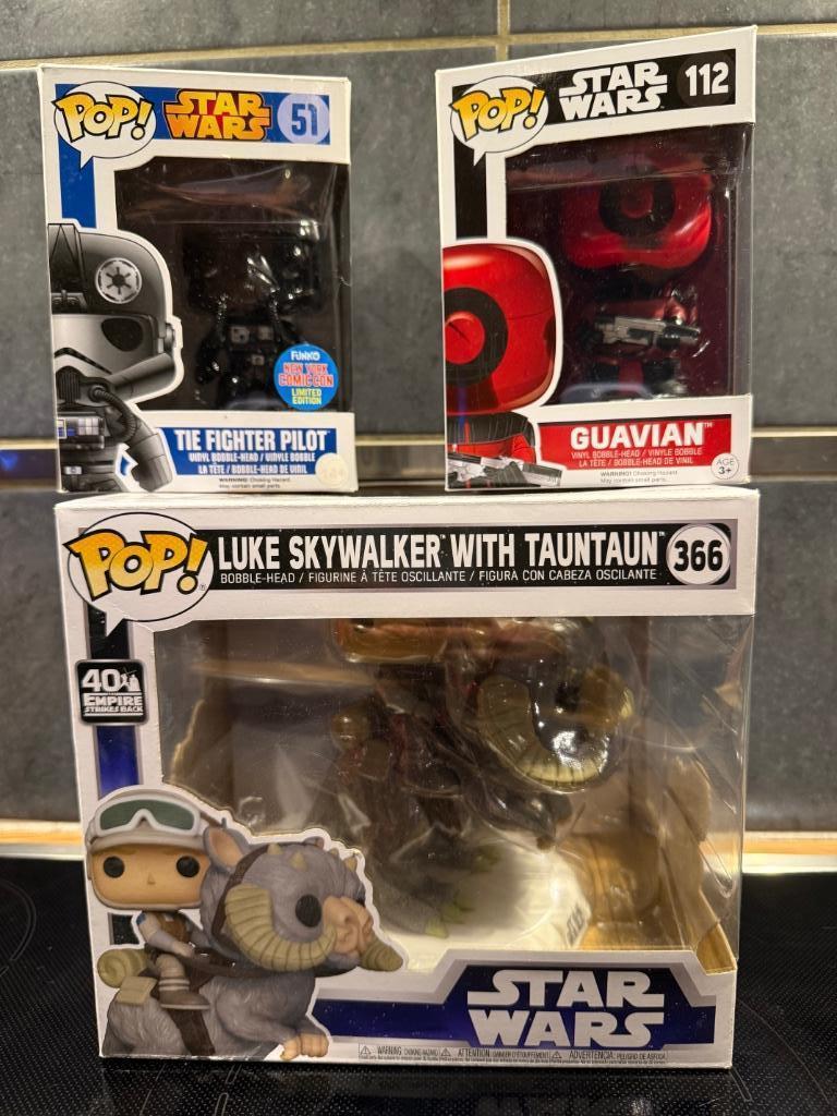 Funko pop Star Wars divers, Verzamelen, Star Wars, Gebruikt, Actiefiguurtje, Ophalen of Verzenden
