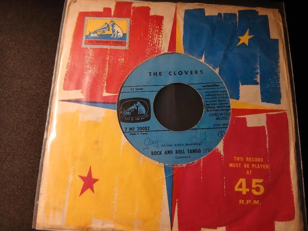 The Clovers ‎– Rock And Roll Tango '7 " Popcorn Oldie ", Gebruikt, 7 inch, Single, Ophalen of Verzenden