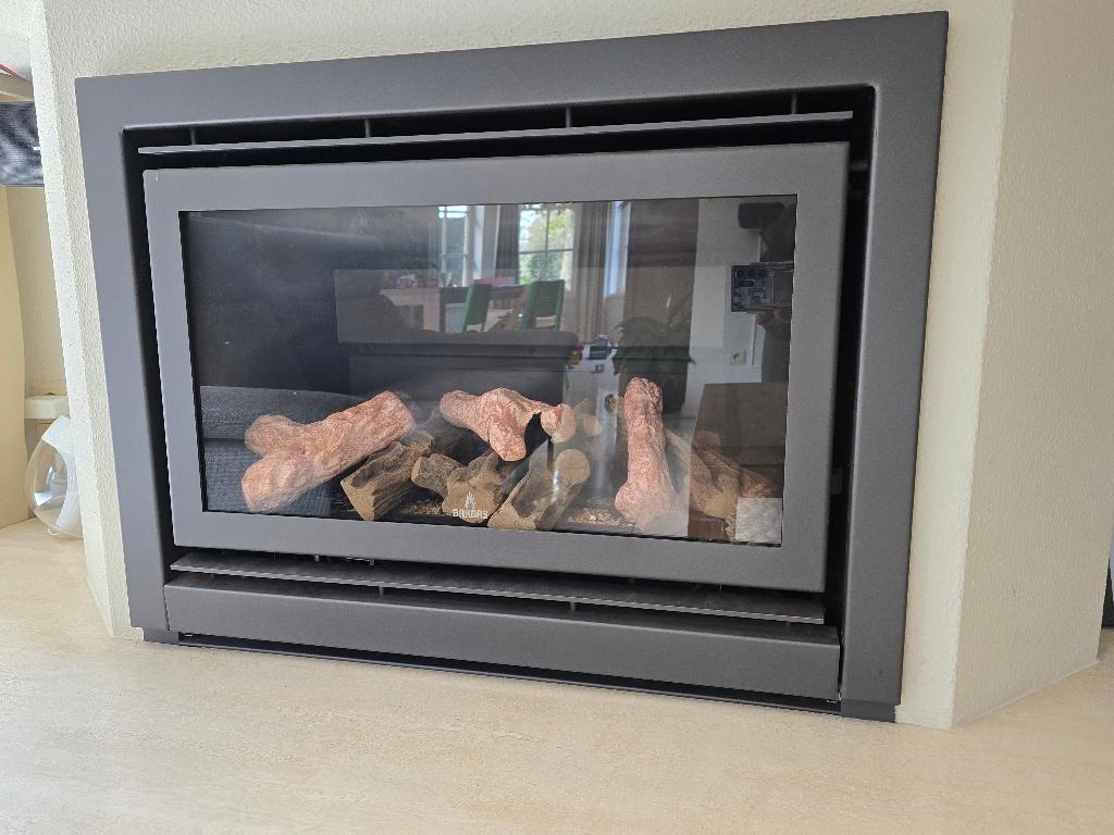 Barbas Unica 70 inbouw gashaard, Ophalen, Gebruikt, Inbouwhaard, Gashaard