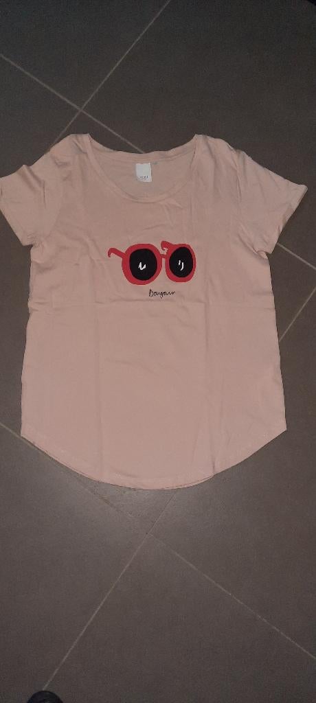 Mooi t-shirt ICHI maat medium, Kleding | Dames, Maat 38/40 (M), Ophalen of Verzenden, Zo goed als nieuw, Korte mouw
