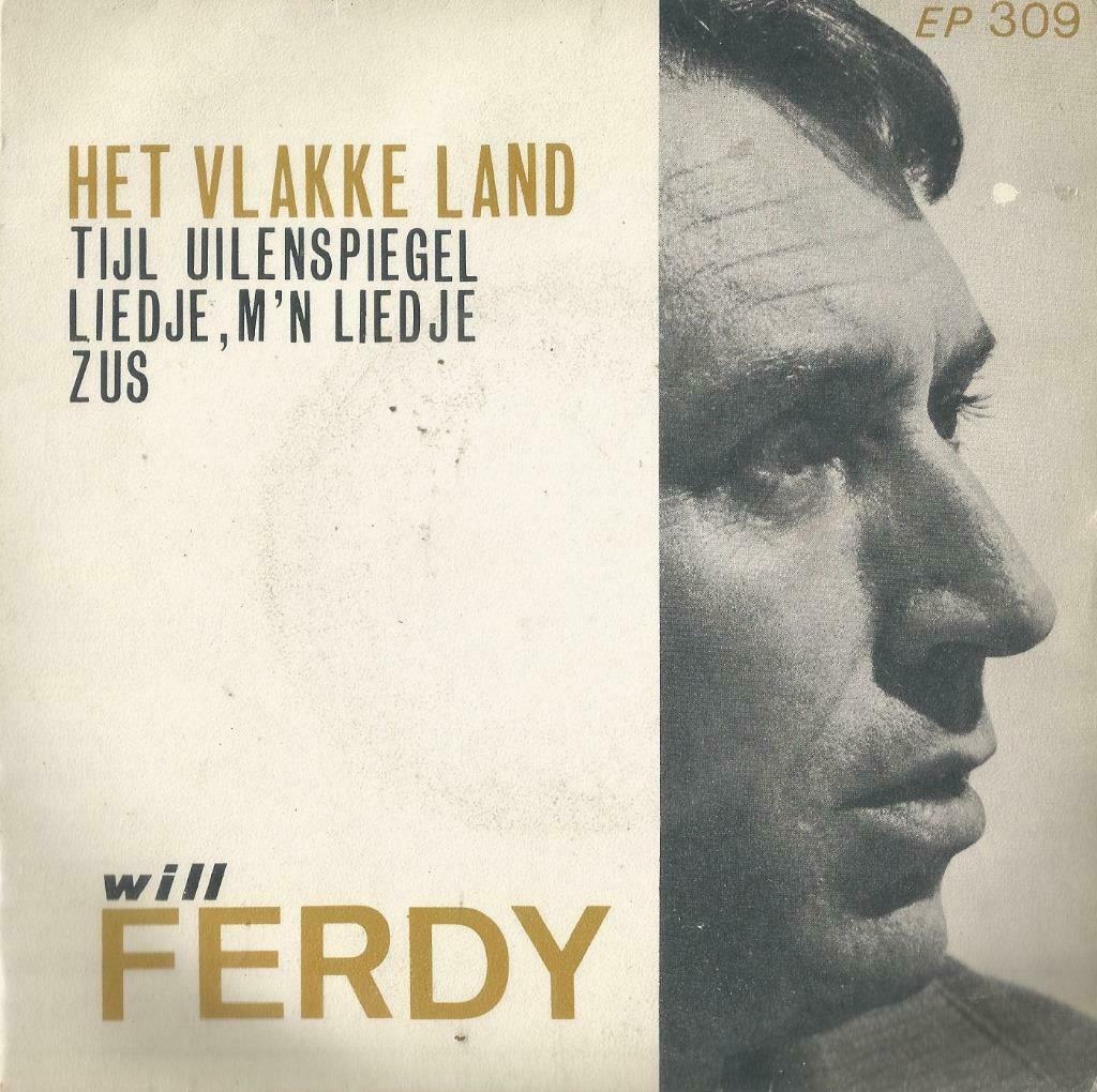 Will Ferdy – Het vlakke land + 3 – Single - EP, Cd's en Dvd's, Gebruikt, 7 inch, Ophalen of Verzenden, EP