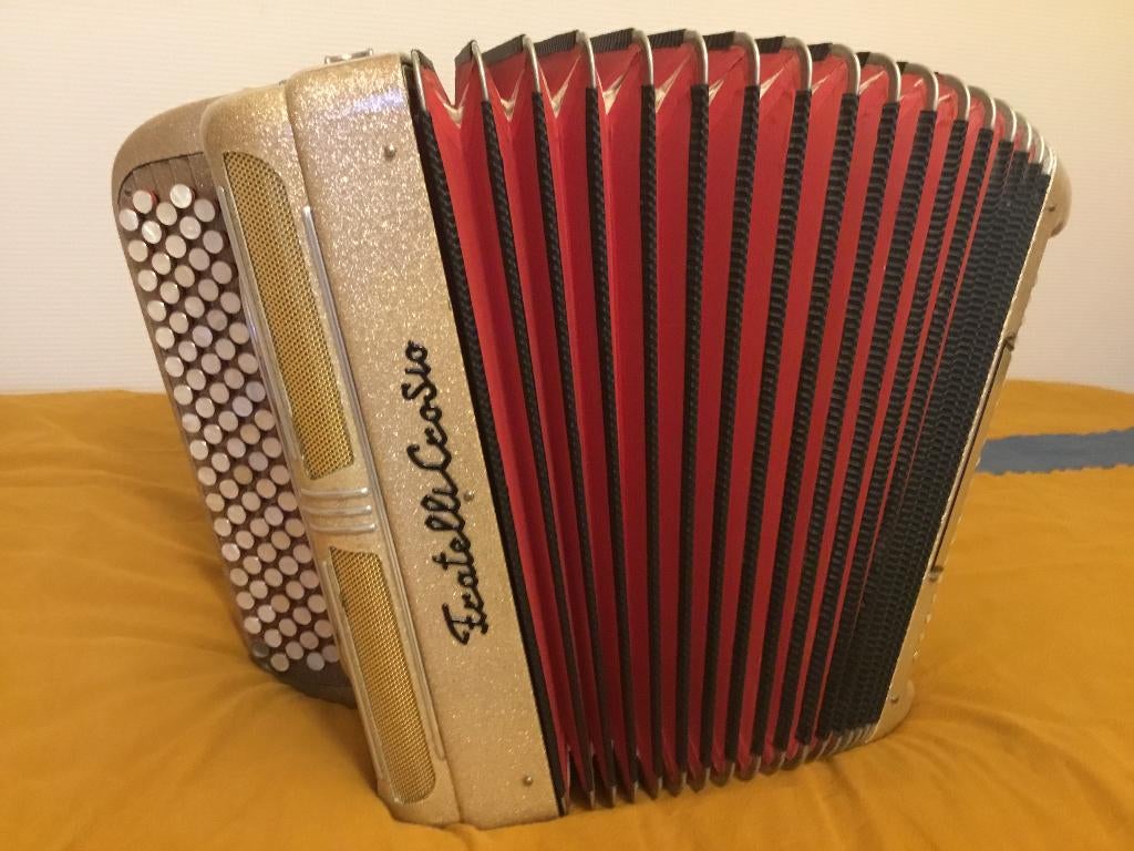 Accordeon Fratelli Crosio, Muziek en Instrumenten, Ophalen, Gebruikt, 120-bas, Knopaccordeon