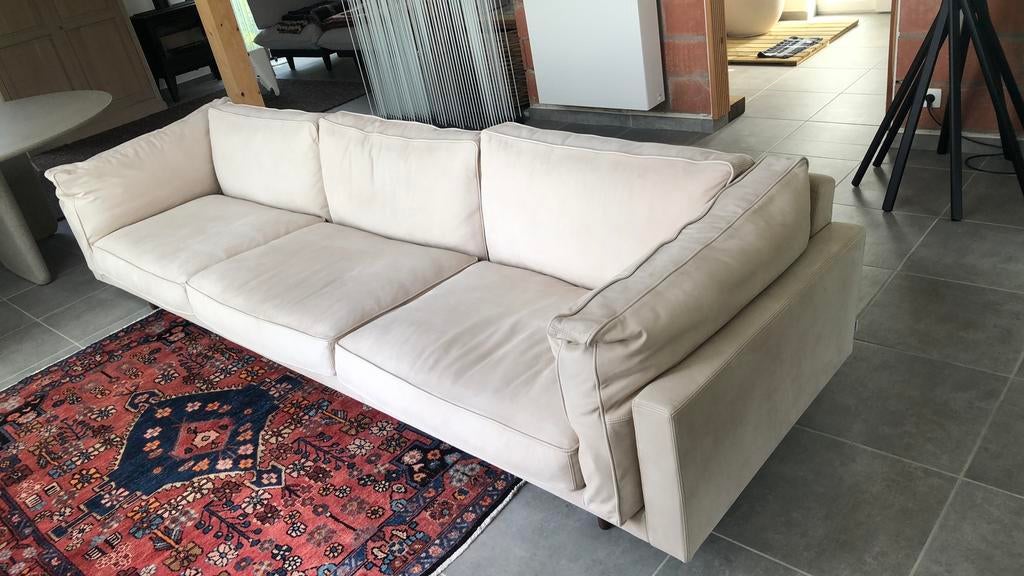 De Padova canapé en cuir Square XL, Maison & Meubles, 100 à 125 cm, 300 cm ou plus, Quatre personnes ou plus, Banc droit