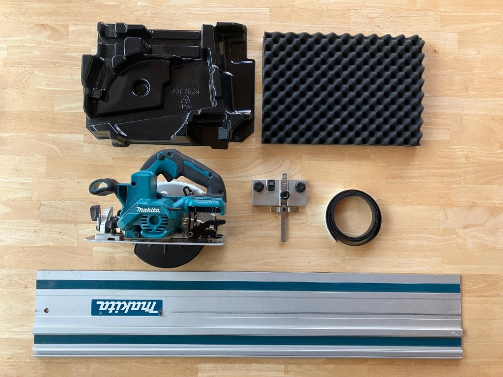 makita cirkelzaag met geleider, Ophalen, Gebruikt, Cirkelzaag, Makita/