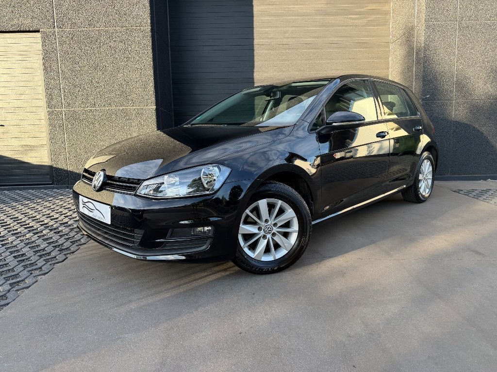 Volkswagen Golf VII 1.2Tsi | half leder | pdc | zetelverwarm, Autos, Volkswagen, 1197 cm³, Achat, Entreprise, Noir