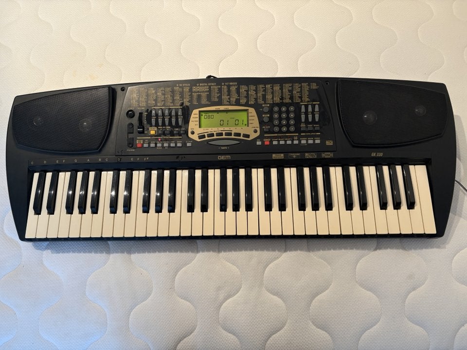 Keyboard GEM GK 330, Musique & Instruments, 61 touches, Connexion MIDI, Enlèvement, Gem