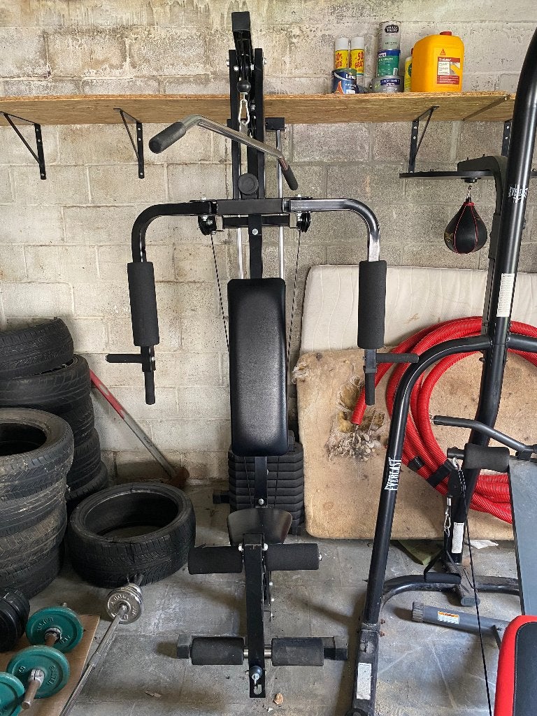 Lat pulldown + chest fly + leg extensions, Ophalen, Gebruikt, Rug, Overige typen