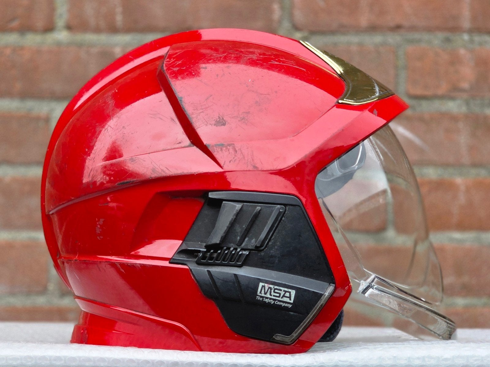 brandweerhelm brandweer MSA F1xF M, Ophalen of Verzenden