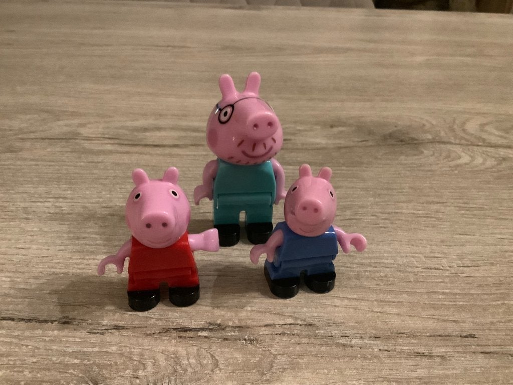 peppa Pig Duplo characters (5-7 cm), Kinderen en Baby's, Overige thema's, Ophalen of Verzenden, Zo goed als nieuw, Minifiguur
