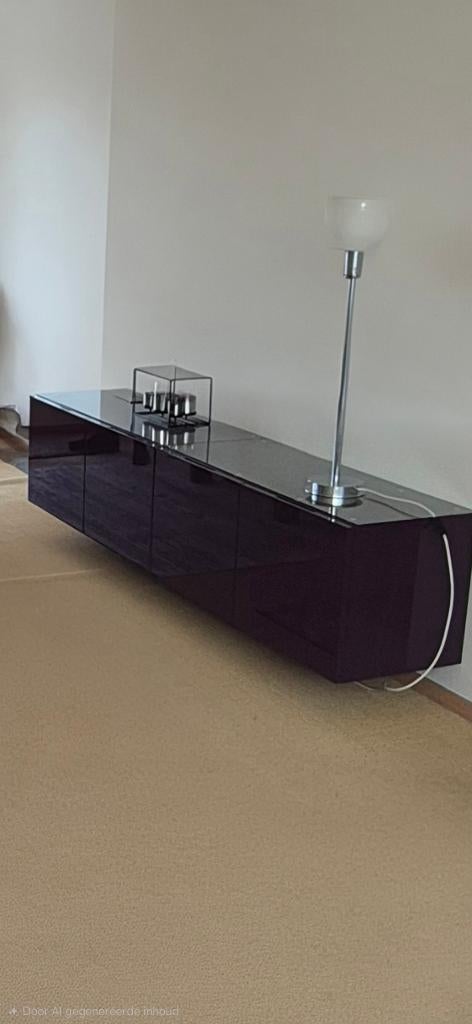 italiaans designkast - dressoir, Huis en Inrichting, Ophalen, Met plank(en), Zo goed als nieuw, 200 cm of meer
