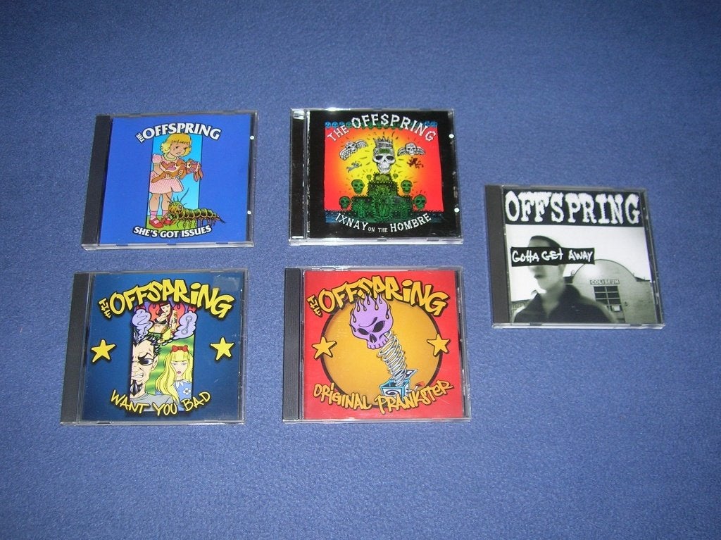 CD THE OFFSPRING ( 5 stuks ), CD & DVD, CD | Rock, Enlèvement, Rock classique