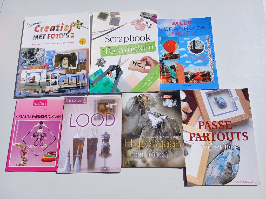 Creatief met scrapbook, lood, horrengaas en papierfiligraan, Boeken, Hobby en Vrije tijd, Gelezen, Diverse auteurs, Ophalen of Verzenden