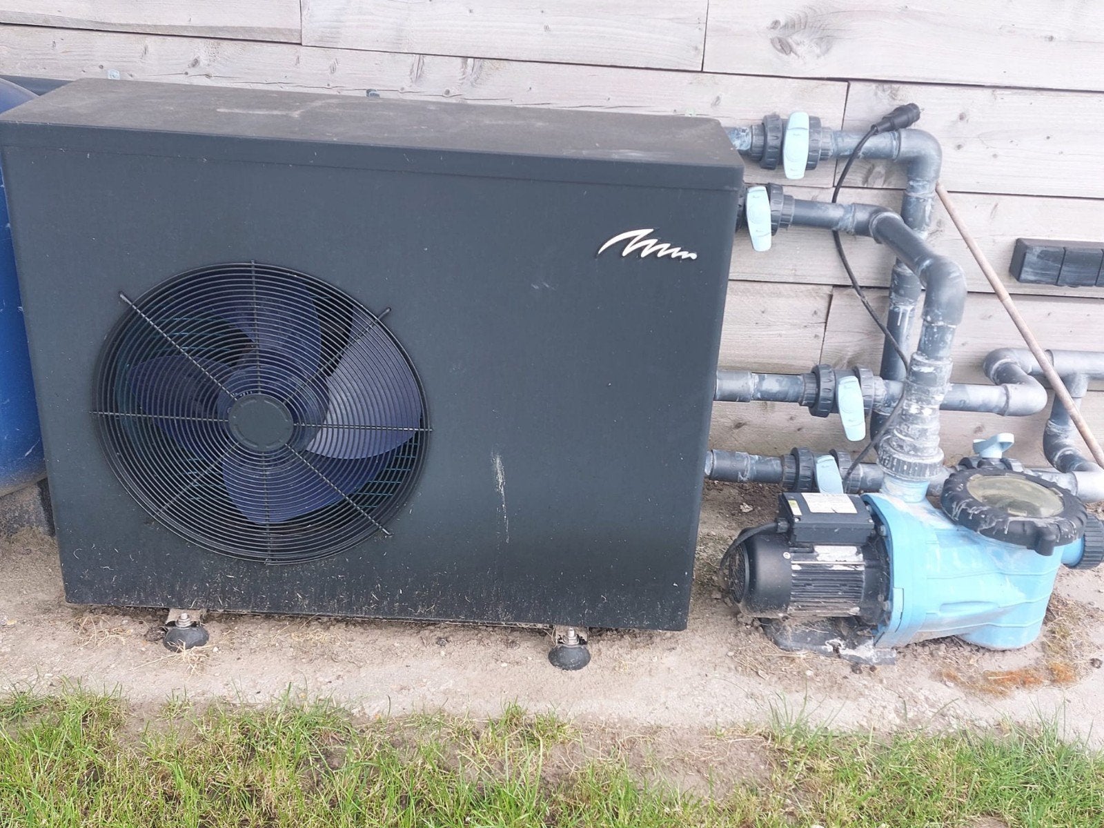 Warmtepomp 20kW voor zwembad met toebehoren, Ophalen, Gebruikt
