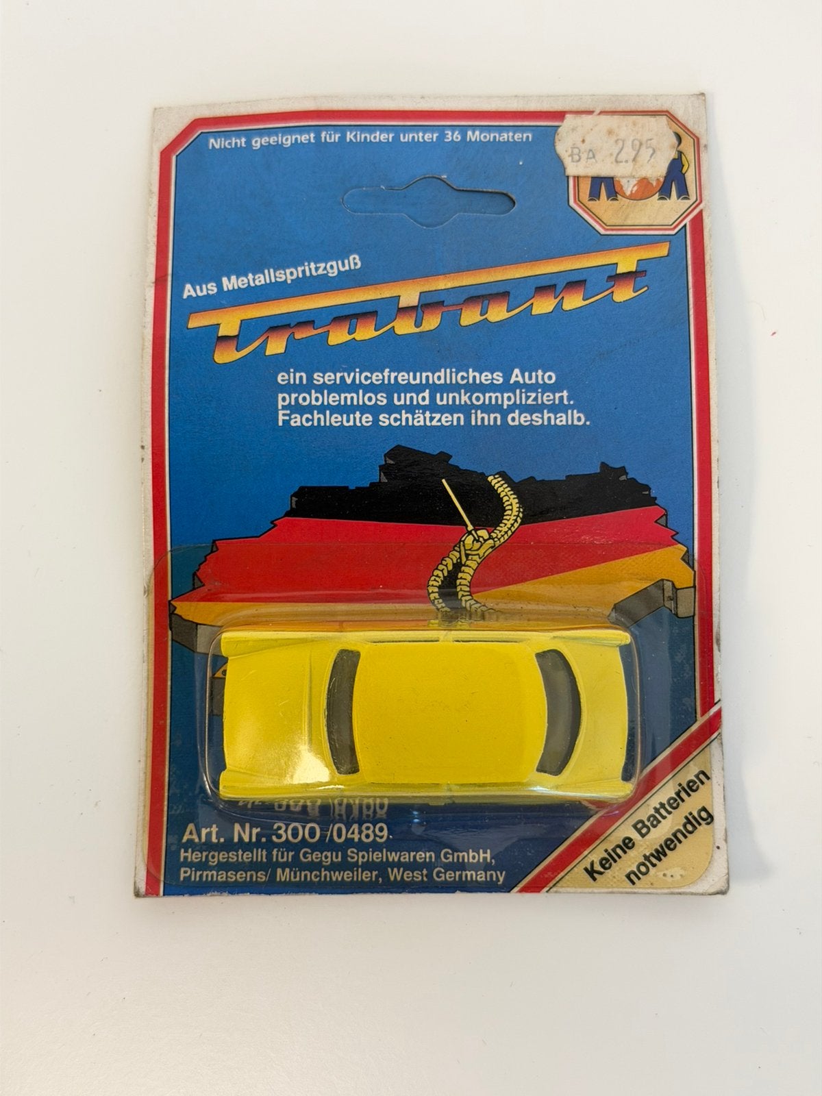 Modèle de voiture Vintage Gegu Trabant 601 OVP Toy Nouveau, Enlèvement ou Envoi, Neuf, Voiture