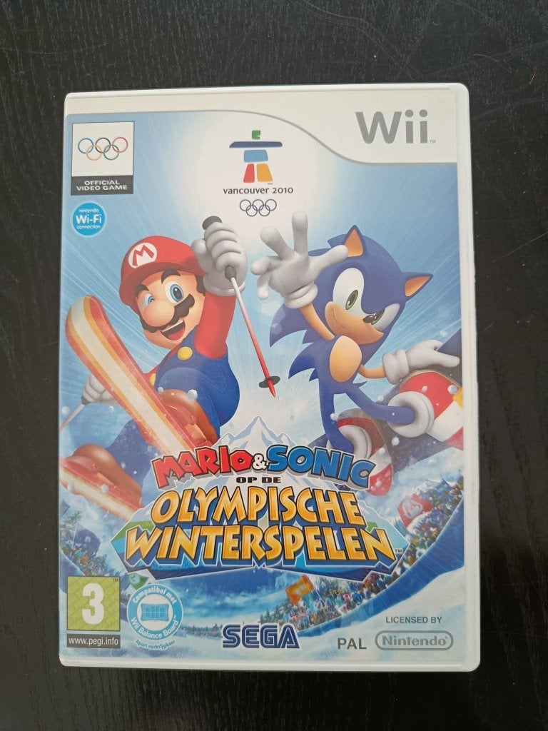 Mario & Sonic op de olympische winterspelen: Vancouver 2010, Games en Spelcomputers, Games | Nintendo Wii, Ophalen, 1 speler, Zo goed als nieuw