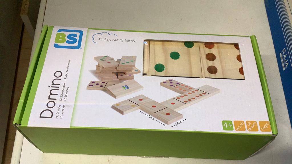 BS toys reuze domino, Ophalen of Verzenden, Zo goed als nieuw, Overige typen