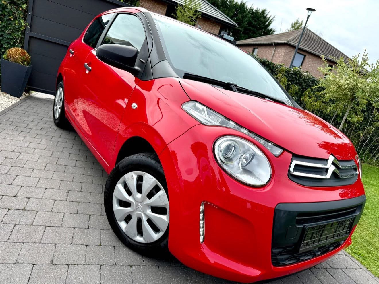 CITROEN C1 1.0i * 27.000 KM * 5 PORTES * EURO 6B * CAR PASS!, Rouge, Euro 6, Entreprise, Boîte manuelle
