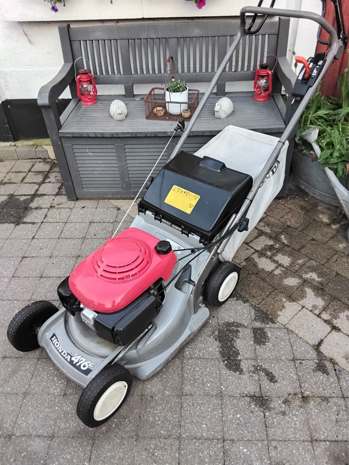 Honda hrb 476 grasmaaier, Tuin en Terras, Grasmaaiers, Ophalen