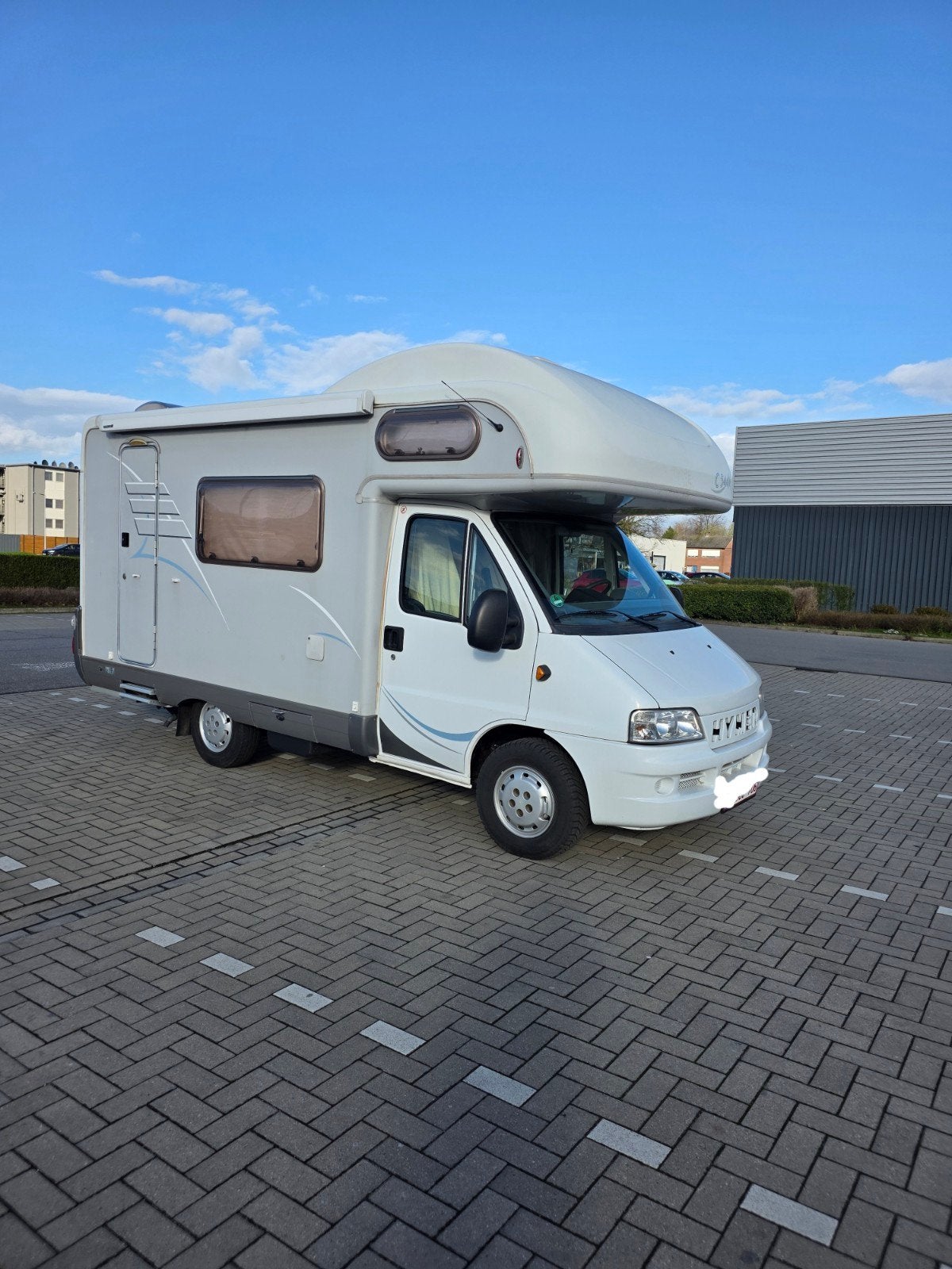 hymer c544k fiat camper airco !, Caravans en Kamperen, Mobilhomes, Alkoof, Fiat, Bestuurdersdeur, Particulier