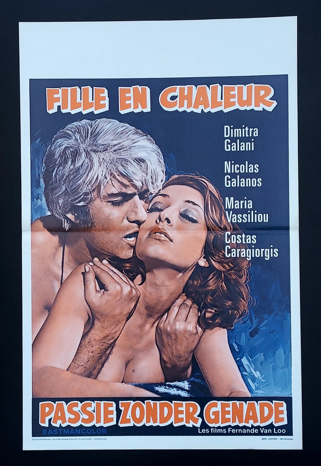 Passion grecque sans pitié 1974 affiche cinéma erotique, Collections, Envoi