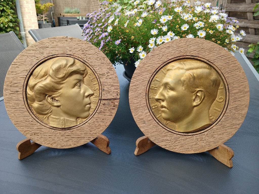 Wo1 memorabilia 1915 plaquettes, Verzenden