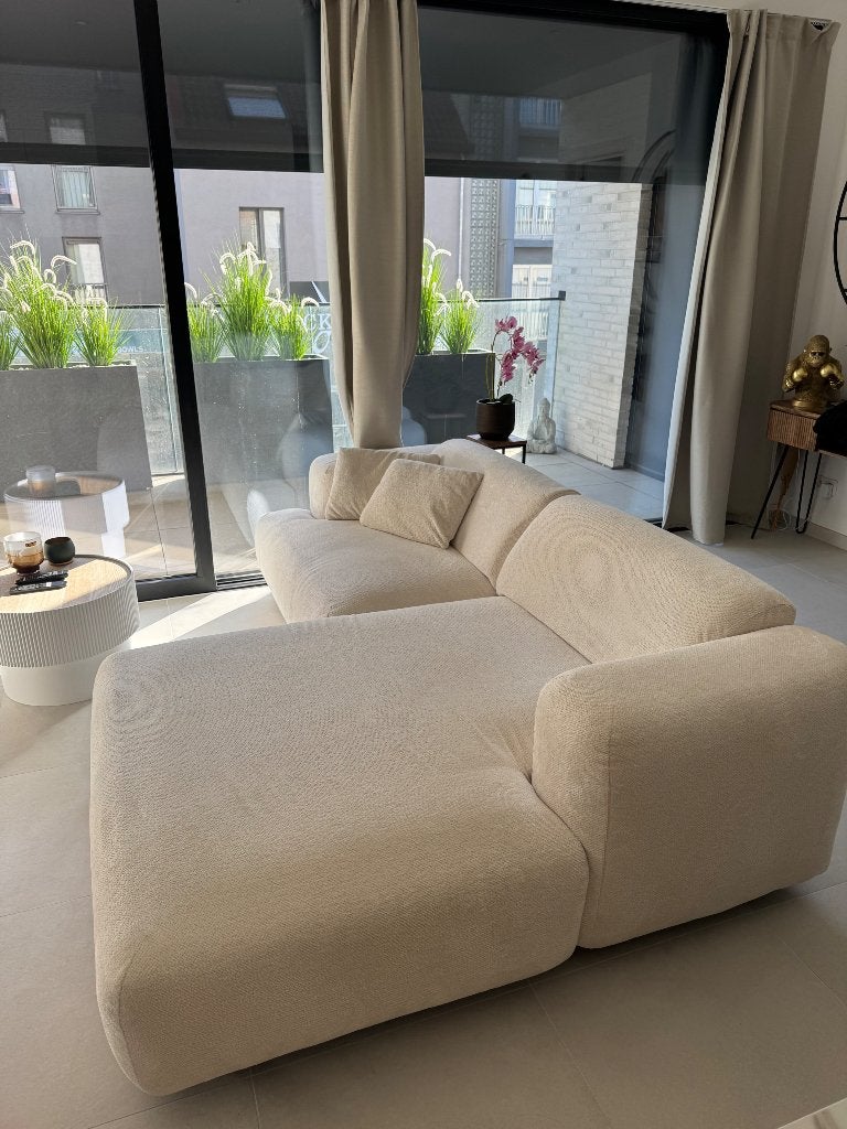Canapé d’angle, Maison & Meubles, Canapés | Salons, Trois personnes, Banc d'angle, 200 à 250 cm, Comme neuf