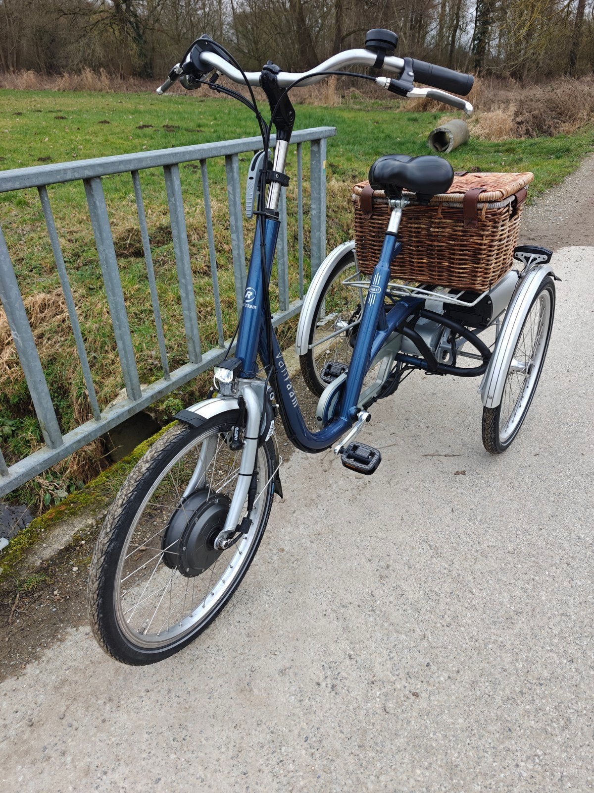 Van Raam Maxi met elektrische ondersteuning, Ophalen, Terugtraprem
