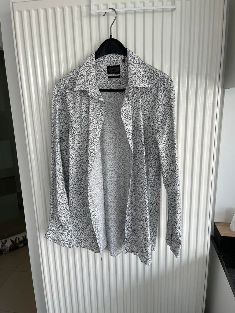 Herenhemd Sandfield maat 43   Easy care, Kleding | Heren, Ophalen of Verzenden, Zo goed als nieuw, Wit