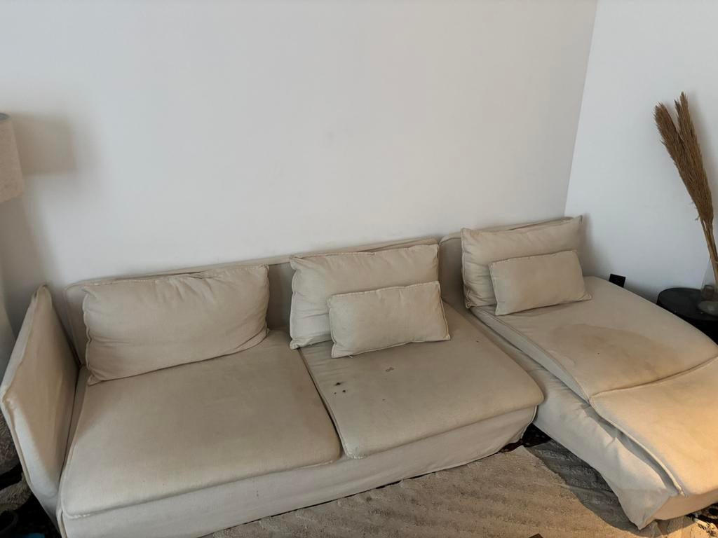 GRATIS Zetel, Huis en Inrichting, Ophalen, Gebruikt